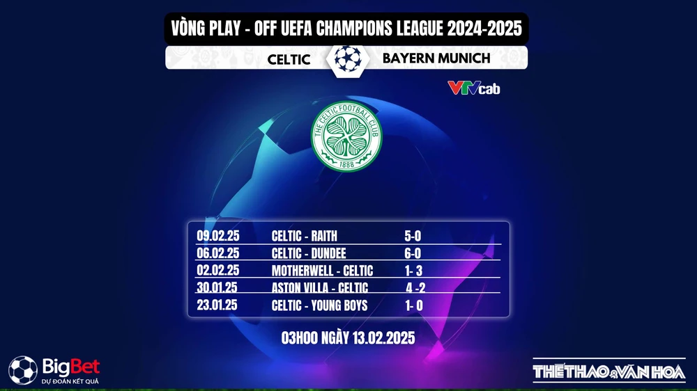 Nhận định, soi tỷ lệ Celtic vs Bayern Munich 3h00 ngày 13/2/2025, UEFA Champions League - Ảnh 2.