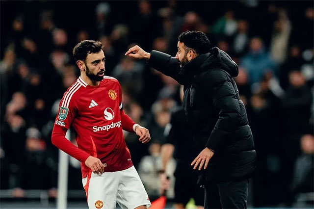 Bruno Fernandes đã ghi 9 bàn cho MU mùa này