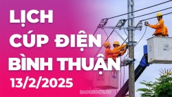 Lịch cúp điện Bình Thuận hôm nay ngày 13/2/2025