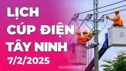 Lịch cúp điện Tây Ninh hôm nay ngày 7/2/2025