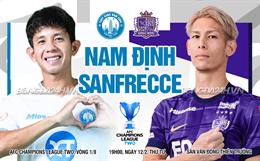 Thi đấu nỗ lực, Nam Định vẫn thất trận trước Sanfrecce